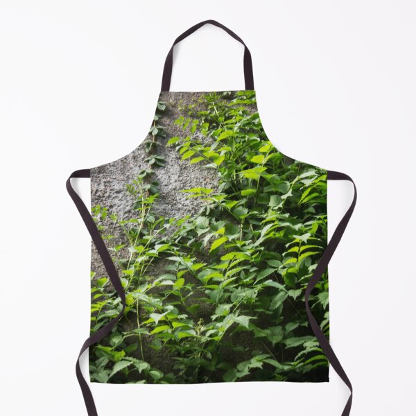 Item preview, a concrete wall overgrown with foliage designed and sold by nataliavavilina.