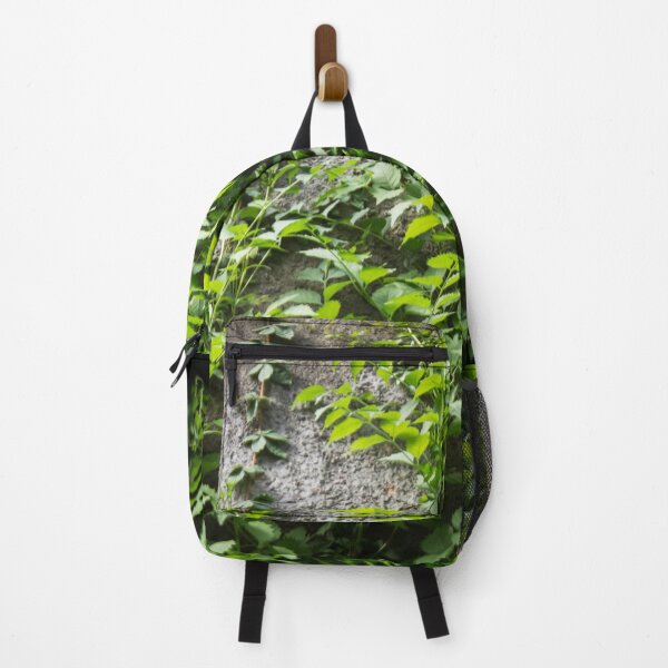 Item preview, a concrete wall overgrown with foliage designed and sold by nataliavavilina.