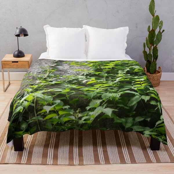 Item preview, a concrete wall overgrown with foliage designed and sold by nataliavavilina.