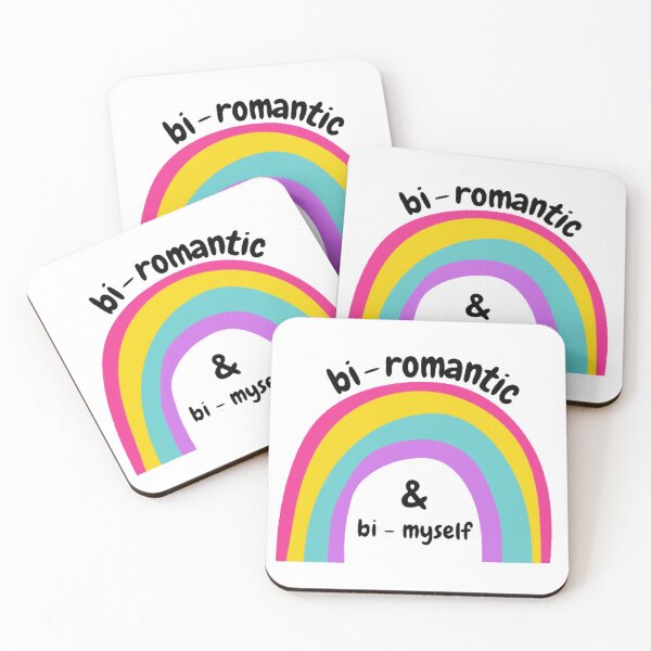 Item preview, bi-romantic and bi-myself designed and sold by ReverieCosplay.