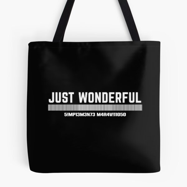 Item preview, Funny Phrases, Just Wonderful designed and sold by MeroniGDesign.