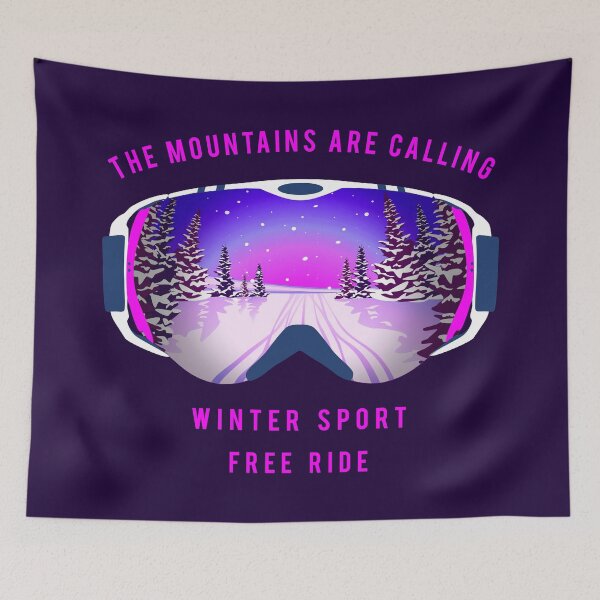 Item preview, Ski goggles. The Mountains are calling designed and sold by lents.