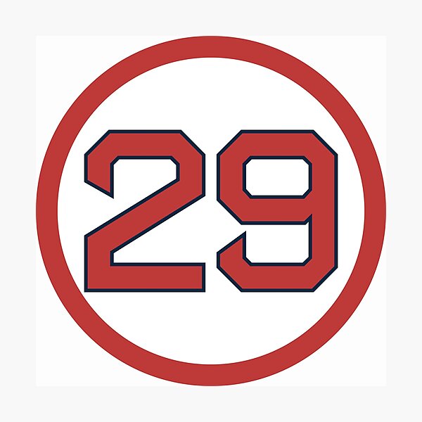 Artikelvorschau, Bobby Dalbec #29 Jersey Number entworfen und verkauft von StickBall.