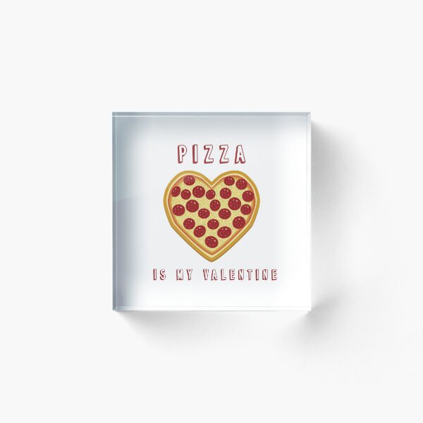Aperçu de l'œuvre La pizza est ma Saint-Valentin créée et vendue par GACOLLECTIONS.