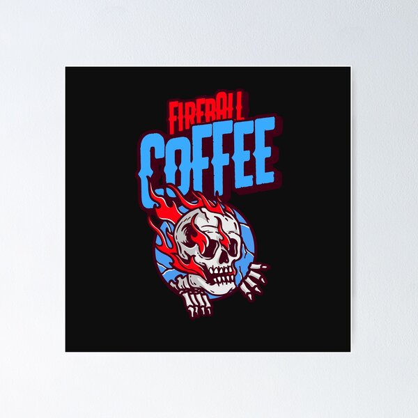 Item preview, Fireball Coffee Logo Coffee Lovers designed and sold by davestees506.