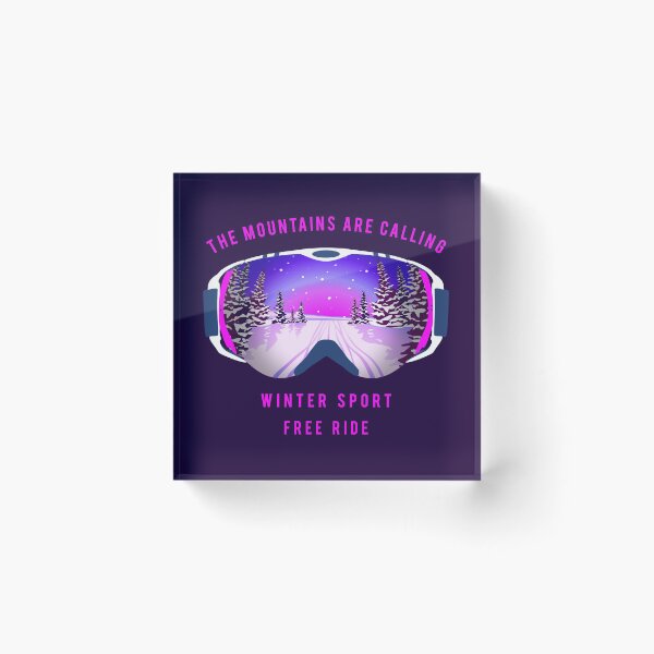 Item preview, Ski goggles. The Mountains are calling designed and sold by lents.