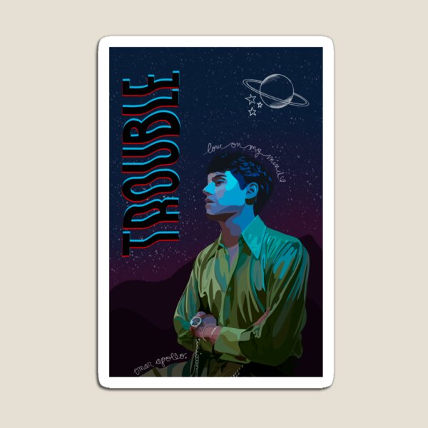 Item preview, "Trouble" By Omar Apollo designed and sold by RheDesignedCo.
