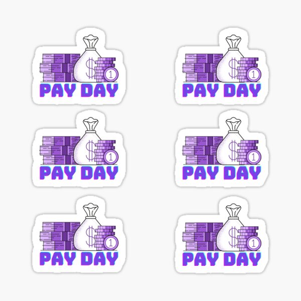 Item preview, Pay Day (Set of 6) designed and sold by killjoyfucker.
