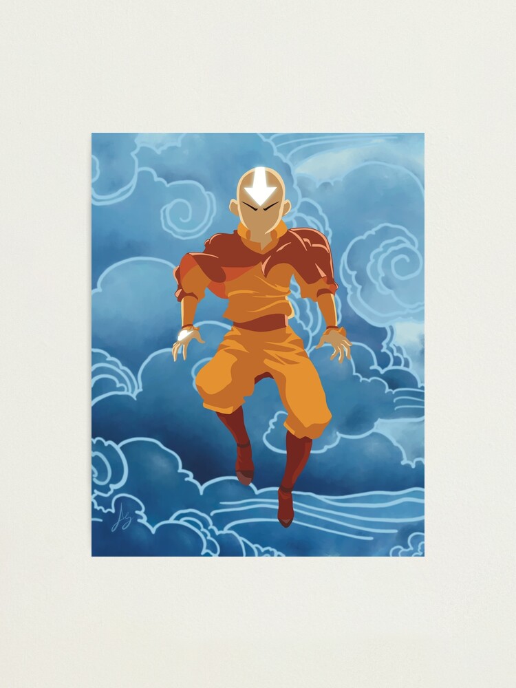 Avatar The Last Airbender Aang Avatar State - newest Canvas Panel Painting 16x20in