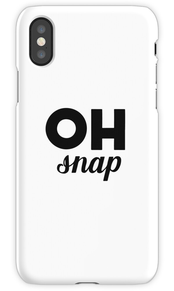 "Oh Snap! Phone Case" iPhone Cases & Skins by Ray of Light Redbubble