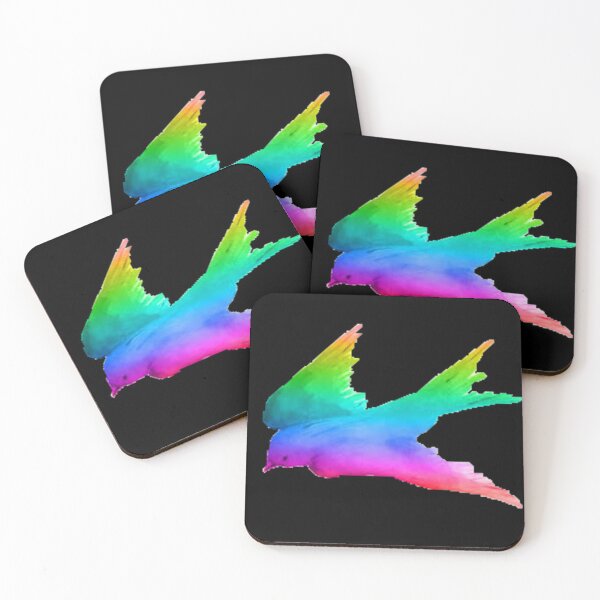 Item preview, RAIBOW SWALLOWS designed and sold by THE AMERICAN TEEVANGELIST.