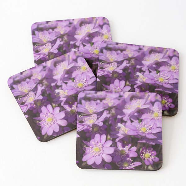 Item preview, purple flowers with yellow red stamens in the center designed and sold by nataliavavilina.