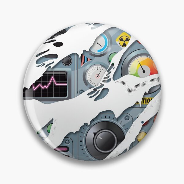 Item preview, Robot Chest Control Panel Curcuit Board Ripped Torn Scifi Nerd Geek Tech Reveal designed and sold by VorpalVector.