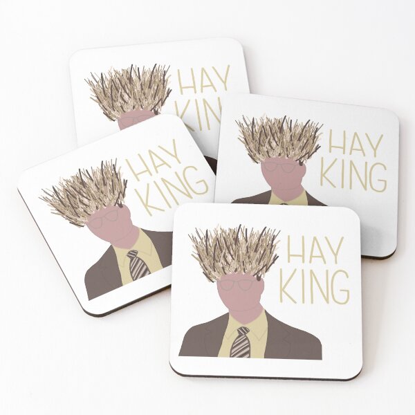 Item preview, Dwight Schrute Hay King  designed and sold by Cliché Calligraphy.