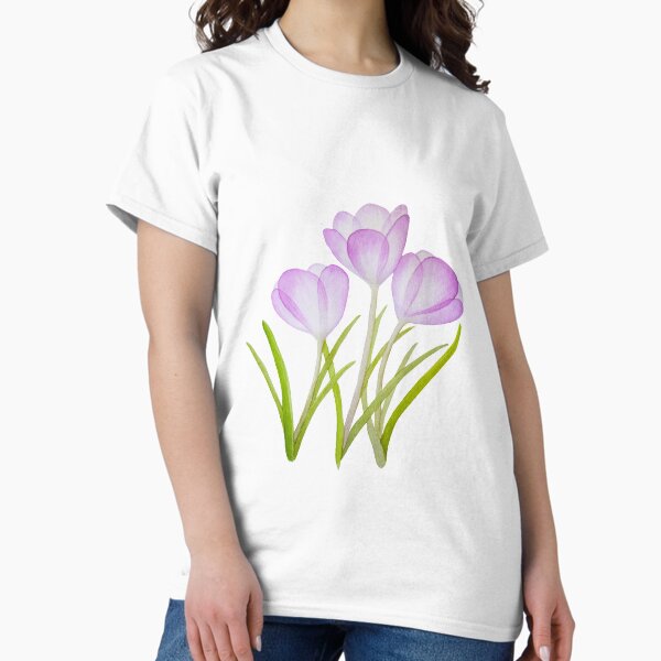 Artikel-Vorschau von Lila Krokusblüten mit transparenten Blütenblättern, designt und verkauft von fengyuhao.