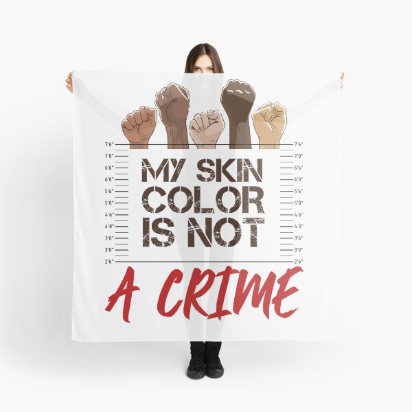 Item preview, My Skin Color Is Not A Crime designed and sold by Enraged46.