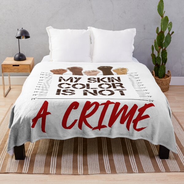 Item preview, My Skin Color Is Not A Crime designed and sold by Enraged46.