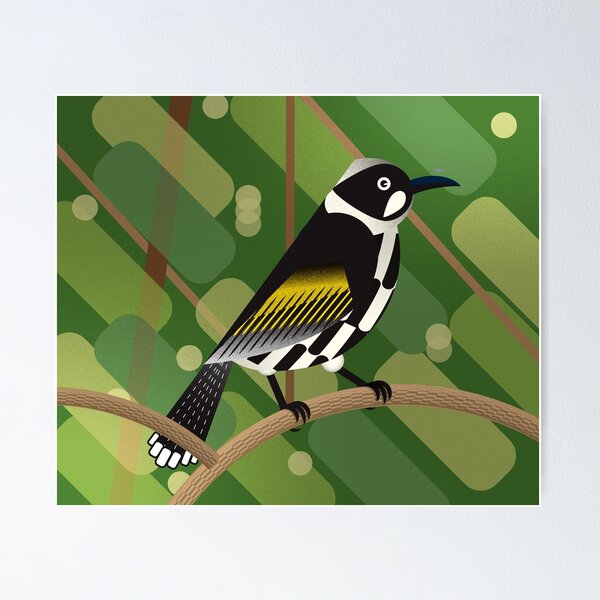 Item preview, New Holland Honeyeater designed and sold by Dion Douglas.