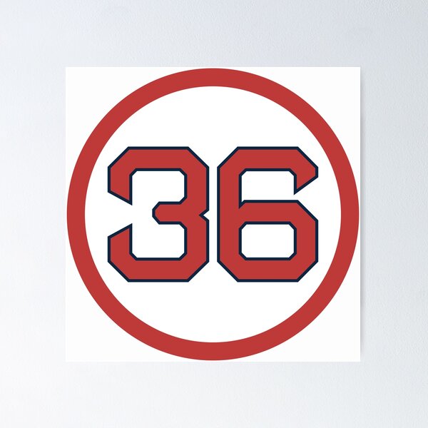 Item preview, Tom "Flash" Gordon #36 Jersey Number designed and sold by StickBall.
