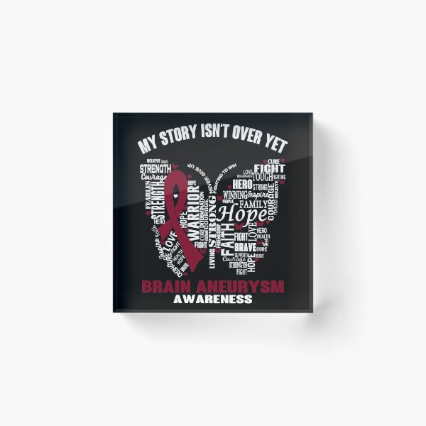 Item preview, My Story Isn't Over Yet Brain Aneurysm Awareness designed and sold by RidnerStore.