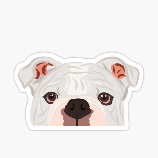 Lustige ENGLISCHE BULLDOGGE atme Wilsigns Hunde' Sticker