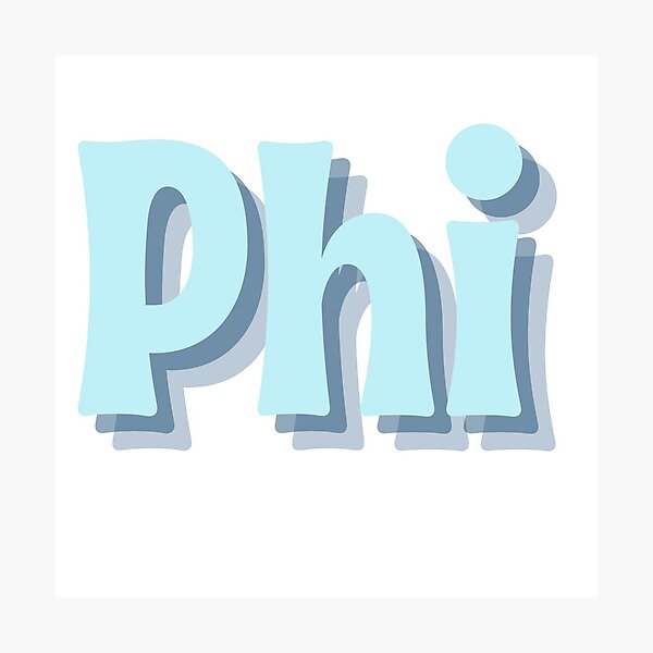 Item preview, Phi-blue designed and sold by Raquel Taylor.