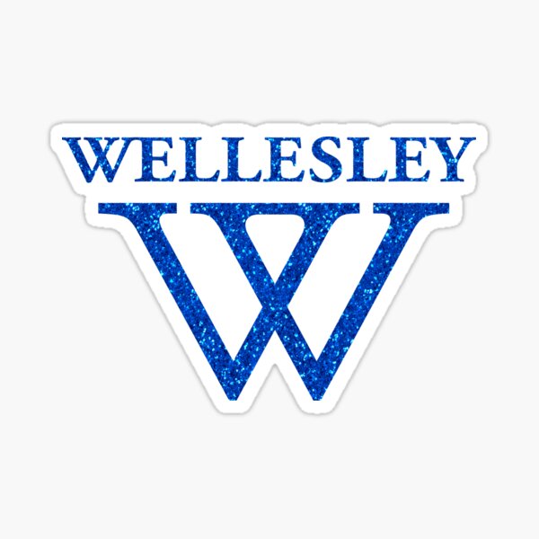 wellesley logo Sticker