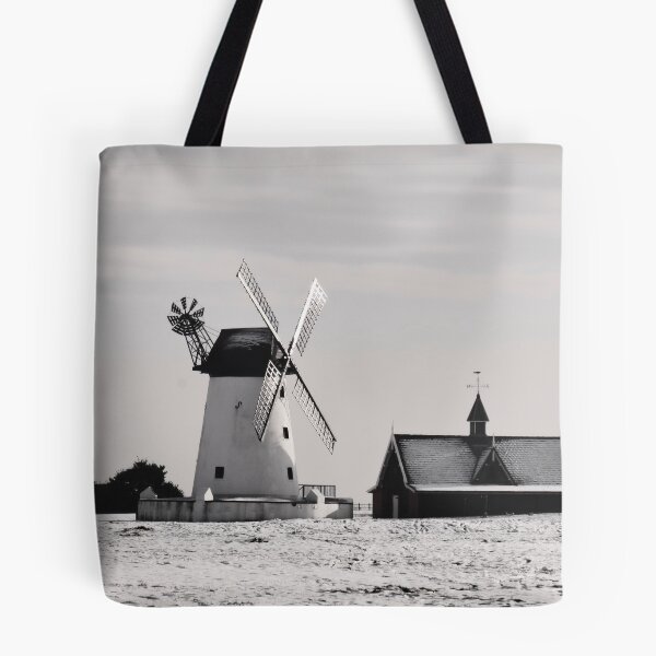 Item preview, Lytham Windmill in B&W designed and sold by Mark Liebenberg.