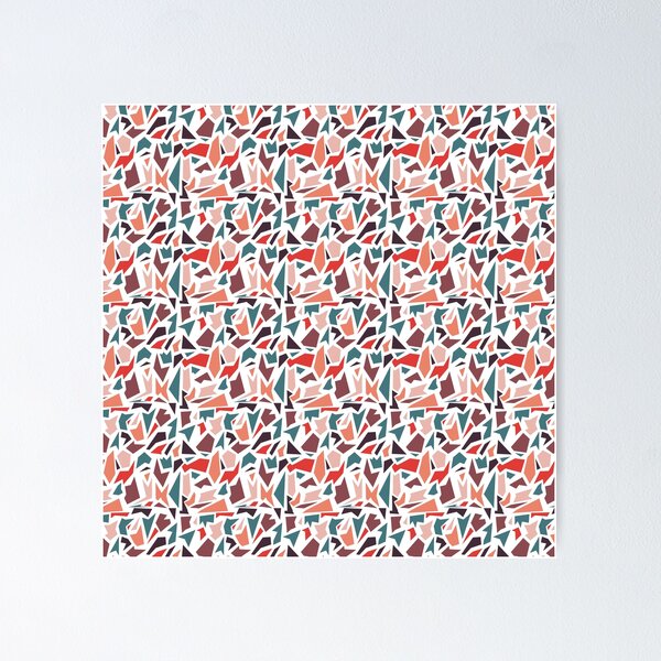 Item preview, Terrazzo geometric pattern designed and sold by flamendes.
