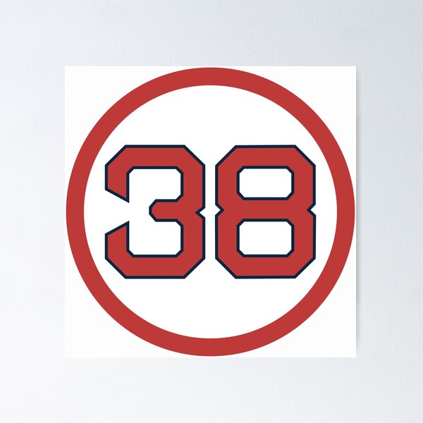 Item preview, Curt Schilling #38 Jersey Number designed and sold by StickBall.
