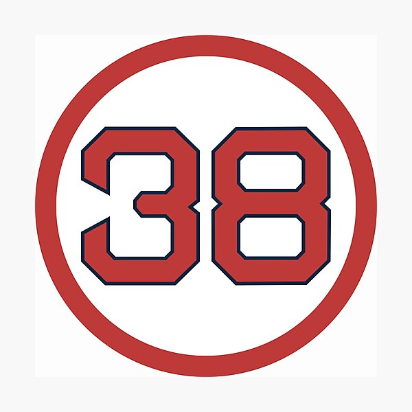 Item preview, Curt Schilling #38 Jersey Number designed and sold by StickBall.