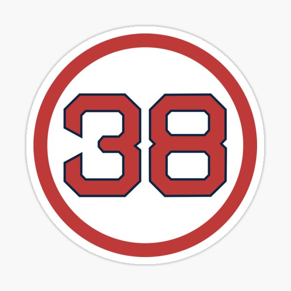 Item preview, Curt Schilling #38 Jersey Number designed and sold by StickBall.