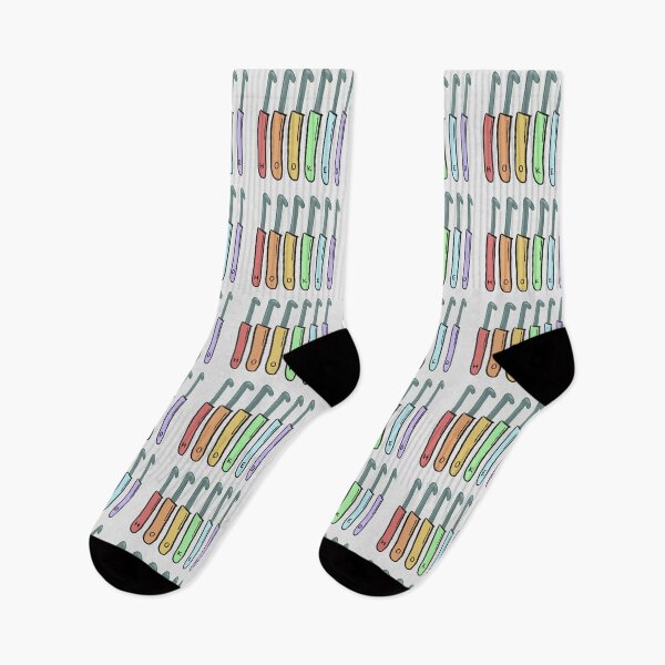Item preview, "Hooked" Pastel Aesthetic Crochet Hooks designed and sold by alisonsuhm.