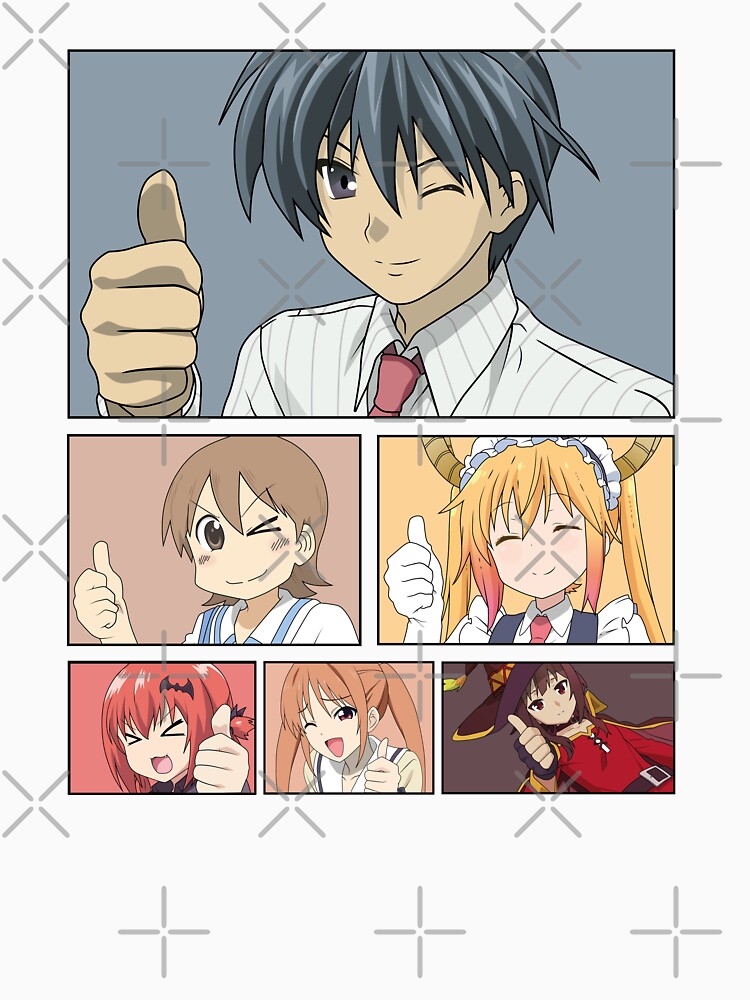 Megumin Thumbs Up Sticker for Sale by Meltey