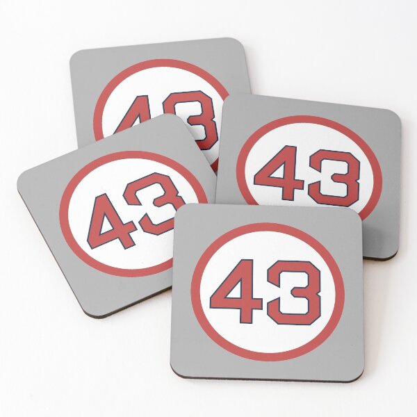 Item preview, Dennis Eckersley #43 Jersey Number designed and sold by StickBall.