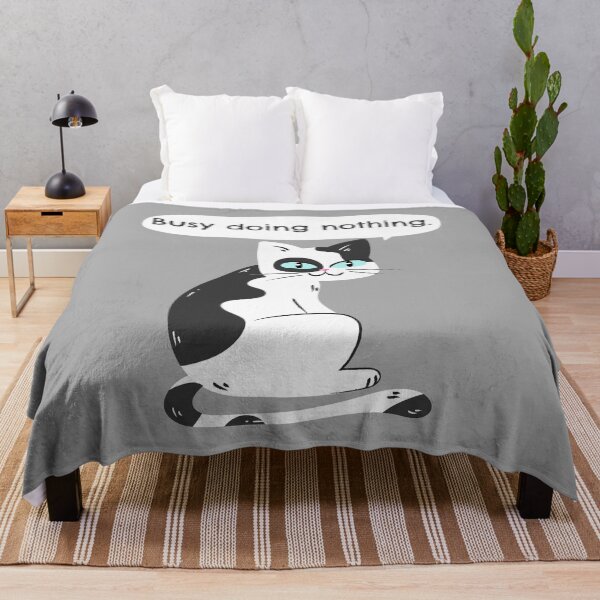 Item preview, Busy Doing Nothing - Lazy Cat designed and sold by alancrapopod.