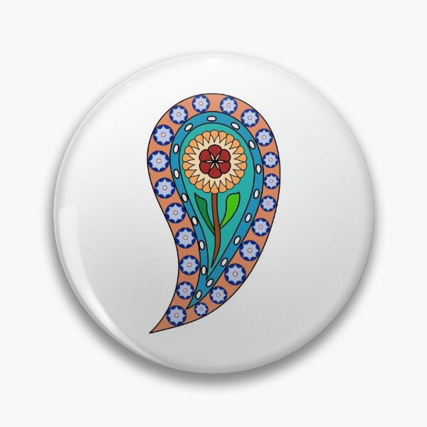 Artikelvorschau, Traditionelle persische Paisley-Blume (Bote Jeghe) entworfen und verkauft von shahramroj.