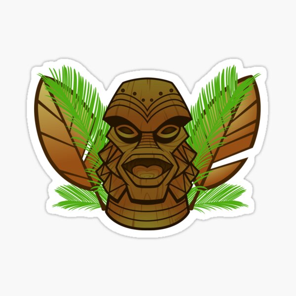 Item preview, Tiki of the Black Lagoon designed and sold by Renzoid.