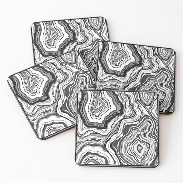 Artikelvorschau, Black and White Agate entworfen und verkauft von Carolina Diaz.