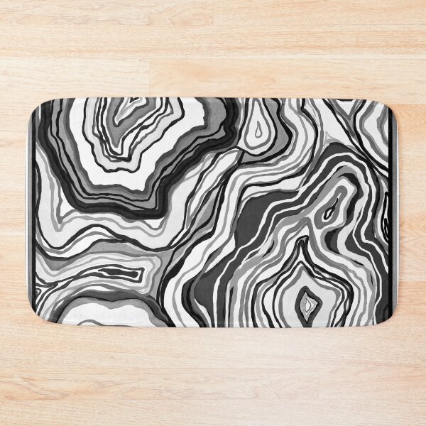 Item preview, Black and White Agate designed and sold by Carolina Diaz.