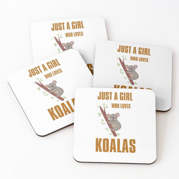 Item preview, Just A Girl Who Loves Koalas designed and sold by tarkaittisak.
