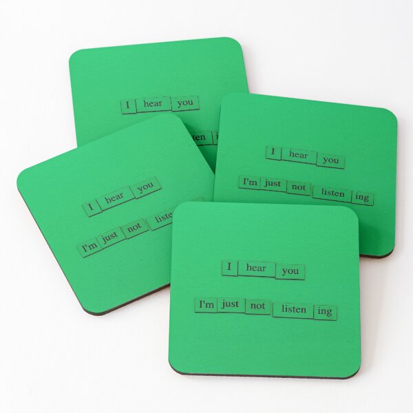 Item preview, Not Listening designed and sold by depfridgepoems.