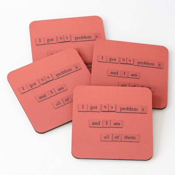 Item preview, 99 Problems (And I Am All Of Them) designed and sold by depfridgepoems.