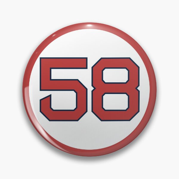 Item preview, Jonathan Papelbon #58 Jersey Number designed and sold by StickBall.