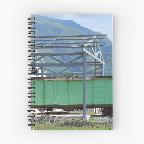 Item preview, Green Box Car in a Rail Yard designed and sold by rhamm.
