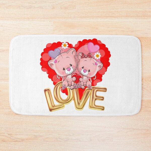 Item preview, Cute Cats With Love T-Shirt designed and sold by RKR-Designs.