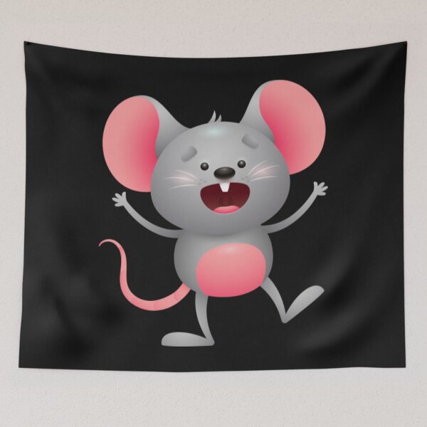 Item preview,  Anime Mousepad Cute Mice Funny Mouse Gift For Kids And Girls designed and sold by MalakichiRussel.