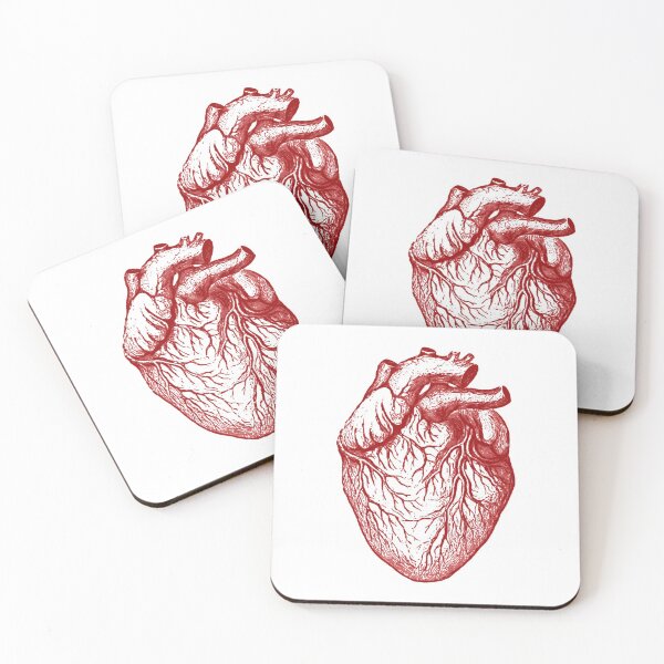 Item preview, Anatomical heart (on white) designed and sold by DotorEaon.