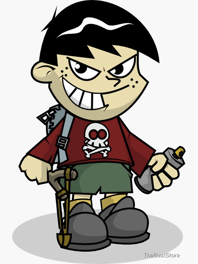 "Bad Boy Cartoon" Sticker for Sale by TheBestStore Redbubble