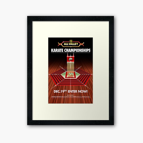All Valley Karate Championship Framed Prints Redbubble